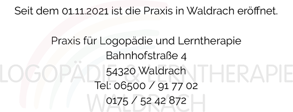 Regenbogen - Sprachtherapie Tarforst · Logopädische Praxis Claudia Weber in 54296 Trier